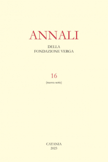 Volume about "Verga in miniature"