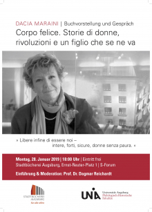 Dacia Maraini presented by Dagmar Reichardt Dacia Maraini presented by Dagmar Reichardt