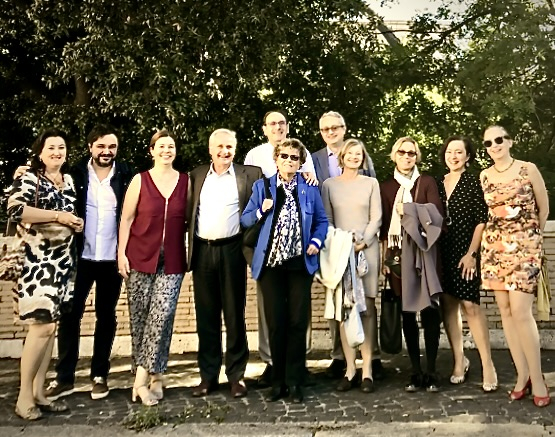 Dagmar Reichardt & Dacia Maraini in a break of the Symposium in Rome, 2017